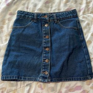 Denim skirt size XS